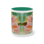 Tasse – Katze BKH/BSH mit Blume im Aquarell-Stil, 325 ml