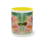 Tasse – Katze BKH/BSH mit Blume im Aquarell-Stil, 325 ml