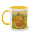 Tasse – „Hund und Mädchen“ im Aquarell-Stil, 325 ml