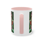 Tasse – Katze BKH/BSH mit Blume im Comic-Stil, 325 ml